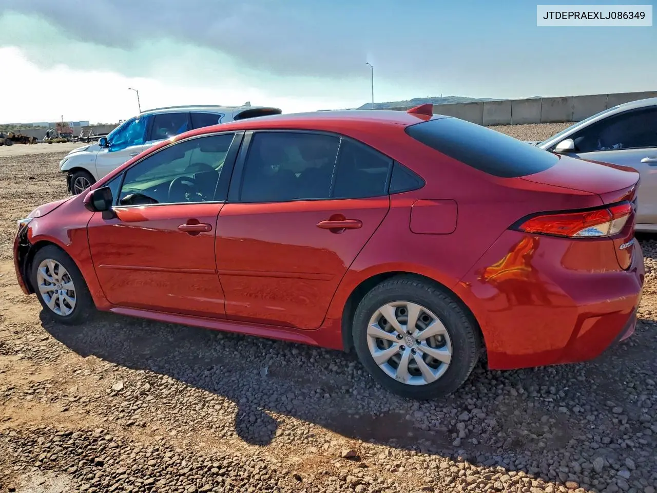 JTDEPRAEXLJ086349 2020 Toyota Corolla Le
