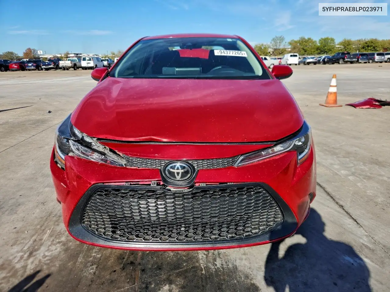 5YFHPRAE8LP023971 2020 Toyota Corolla Le