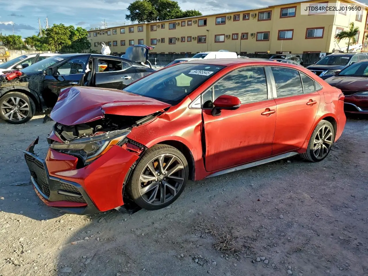 JTDS4RCE2LJ019690 2020 Toyota Corolla Se
