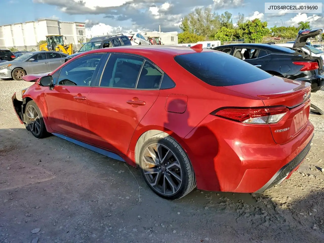 JTDS4RCE2LJ019690 2020 Toyota Corolla Se