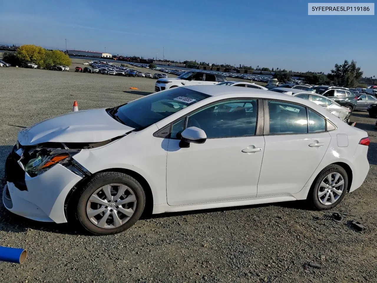 5YFEPRAE5LP119186 2020 Toyota Corolla Le