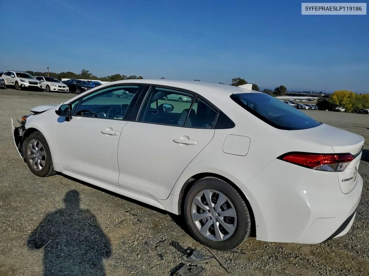 5YFEPRAE5LP119186 2020 Toyota Corolla Le