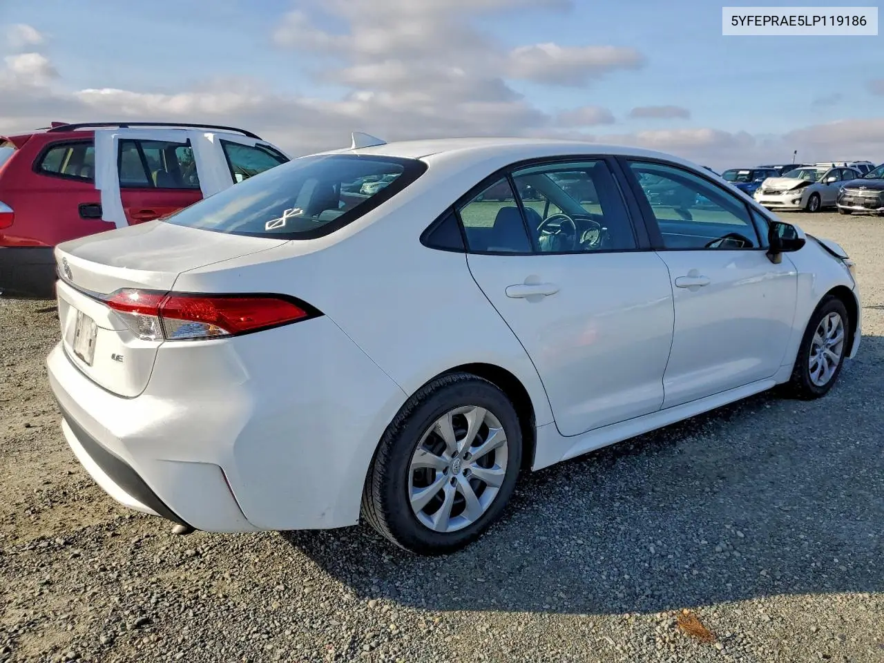 5YFEPRAE5LP119186 2020 Toyota Corolla Le