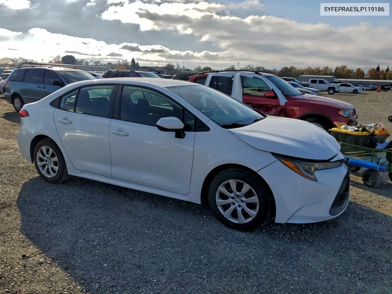 5YFEPRAE5LP119186 2020 Toyota Corolla Le