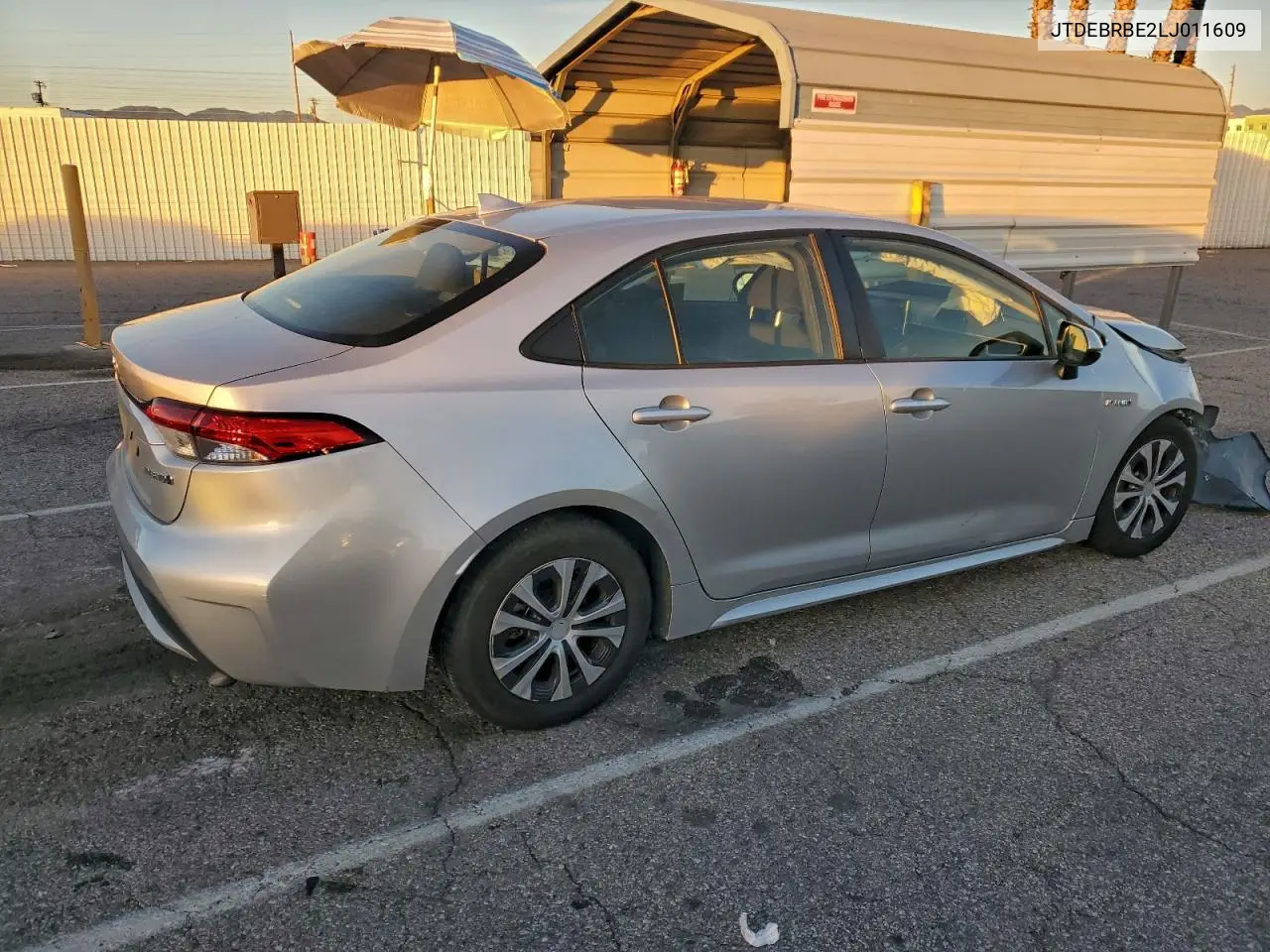 JTDEBRBE2LJ011609 2020 Toyota Corolla Le
