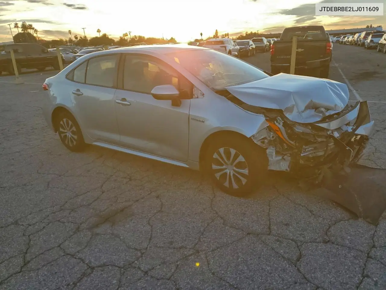 JTDEBRBE2LJ011609 2020 Toyota Corolla Le