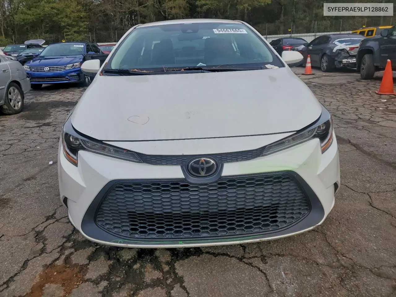 5YFEPRAE9LP128862 2020 Toyota Corolla Le