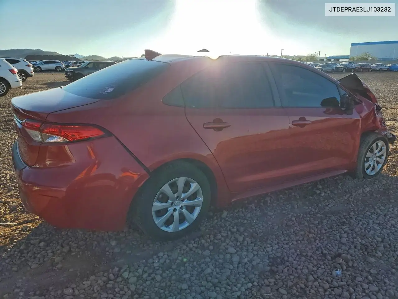 JTDEPRAE3LJ103282 2020 Toyota Corolla Le