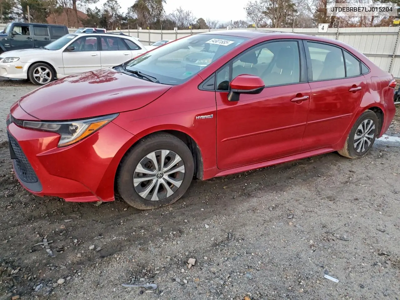 JTDEBRBE7LJ015204 2020 Toyota Corolla Le
