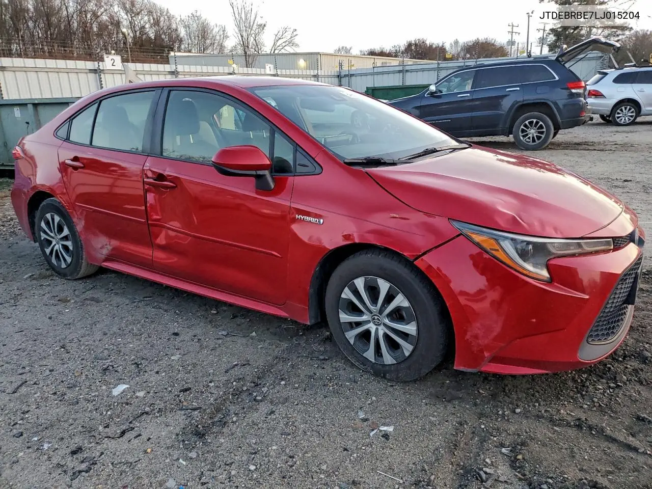 JTDEBRBE7LJ015204 2020 Toyota Corolla Le