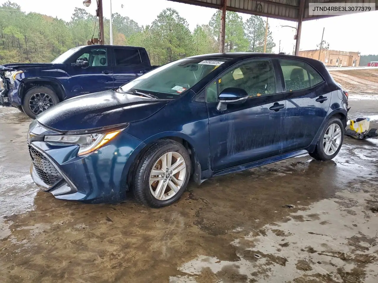 JTND4RBE3L3077379 2020 Toyota Corolla Se