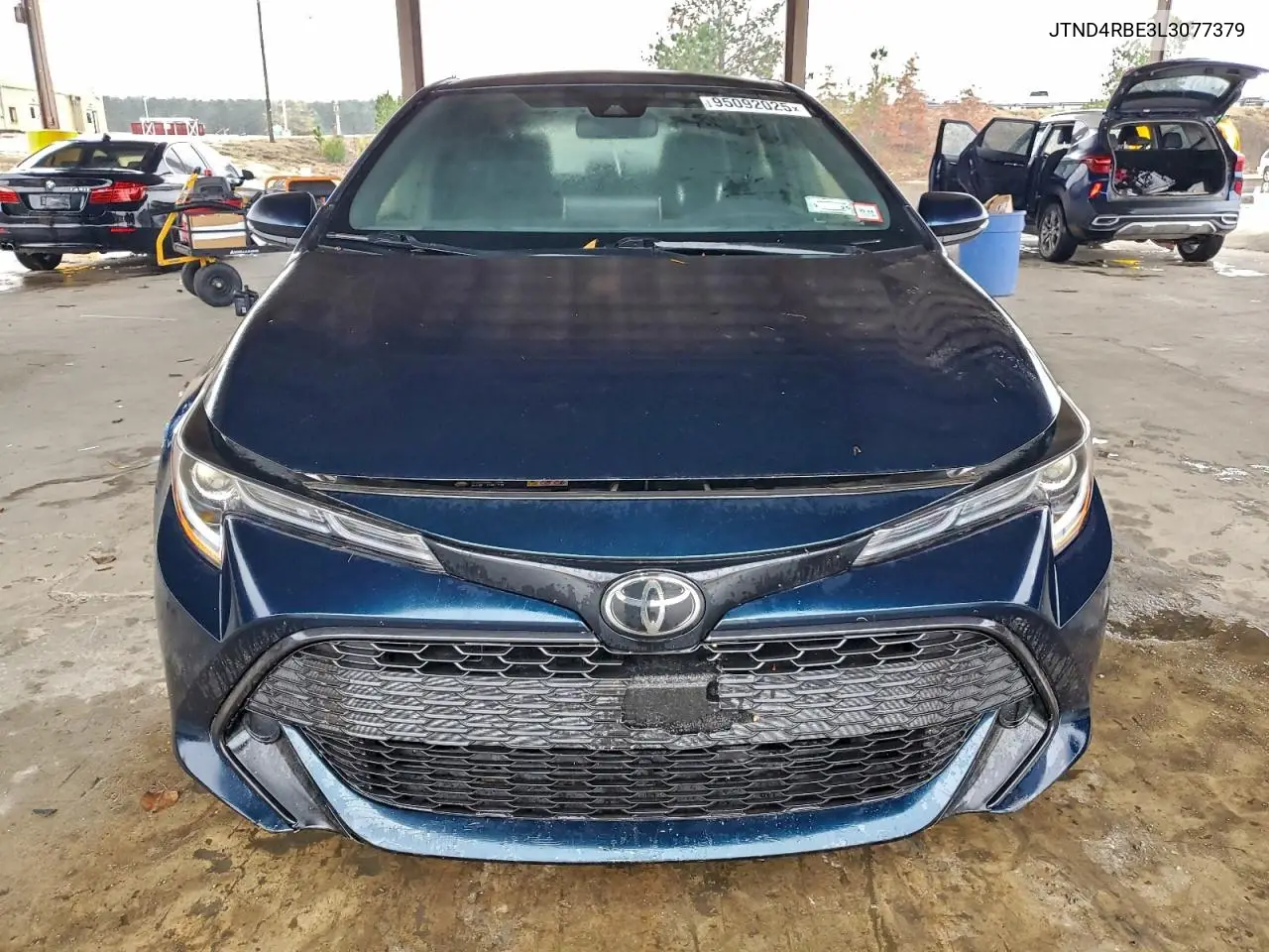 JTND4RBE3L3077379 2020 Toyota Corolla Se