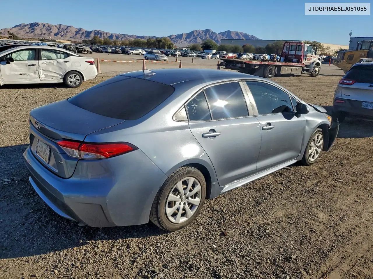 JTDGPRAE5LJ051055 2020 Toyota Corolla L