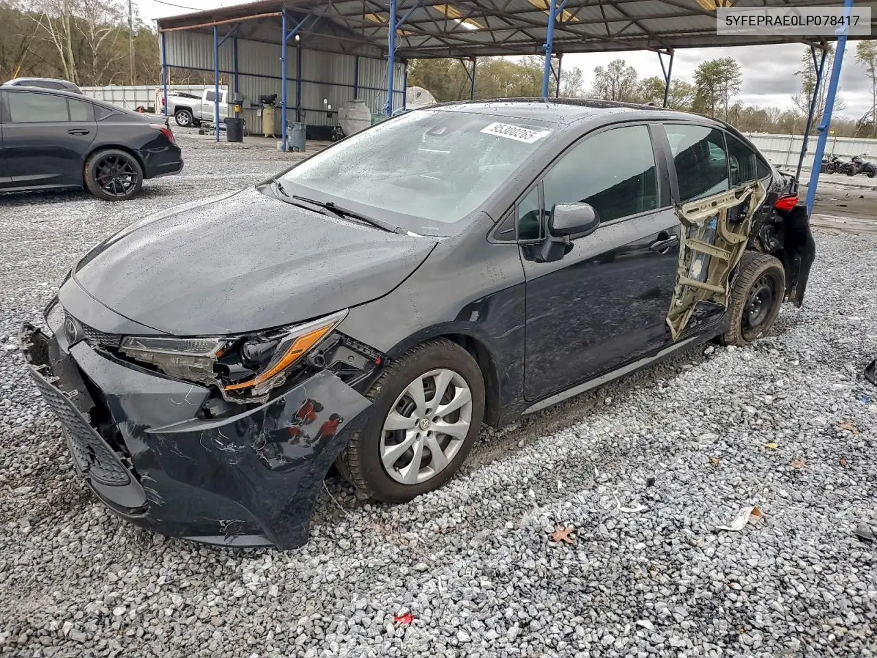 5YFEPRAE0LP078417 2020 Toyota Corolla Le
