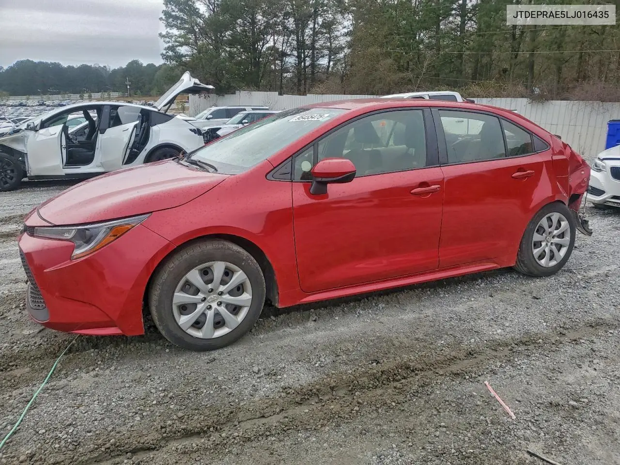 JTDEPRAE5LJ016435 2020 Toyota Corolla Le