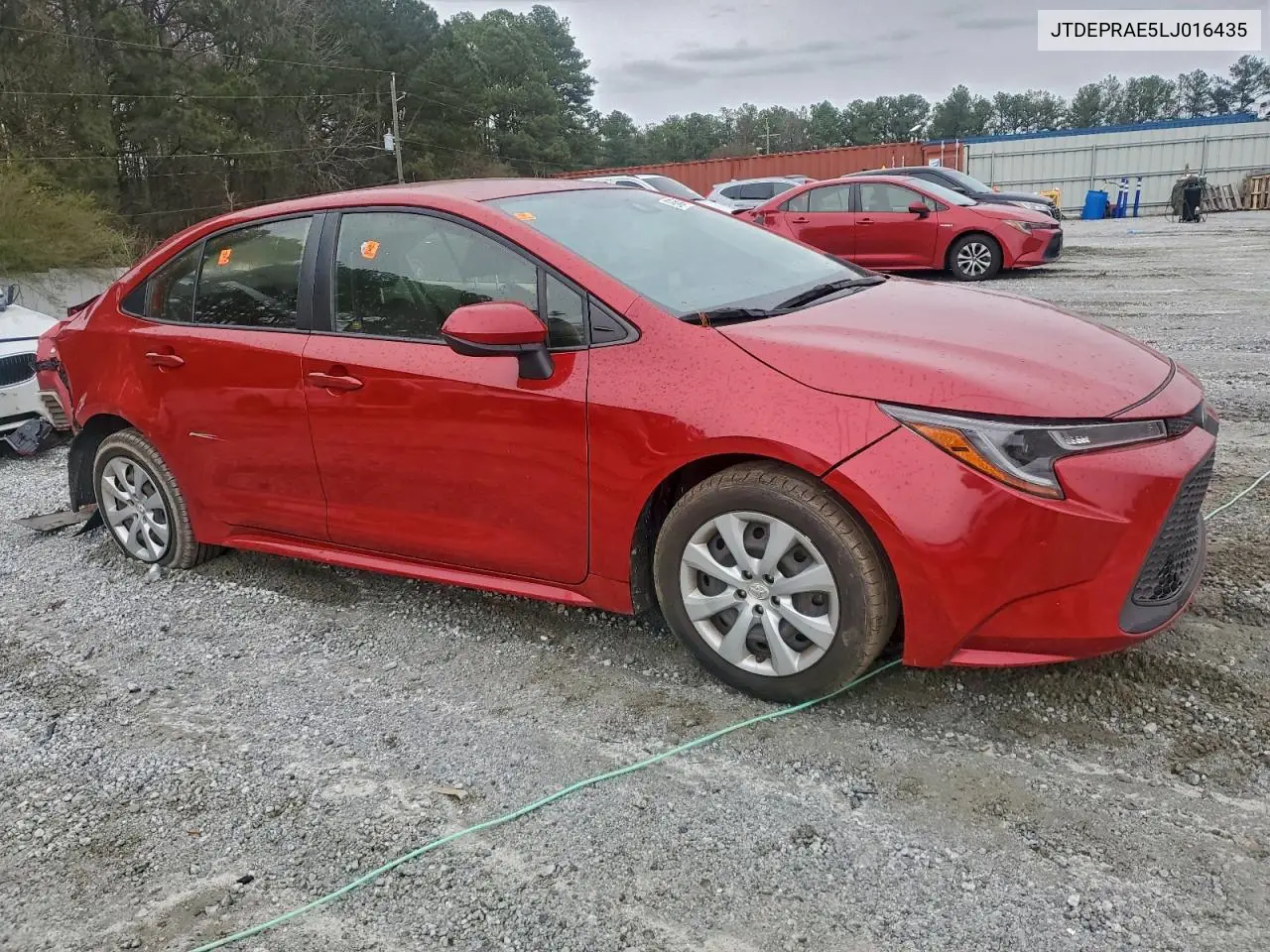 JTDEPRAE5LJ016435 2020 Toyota Corolla Le