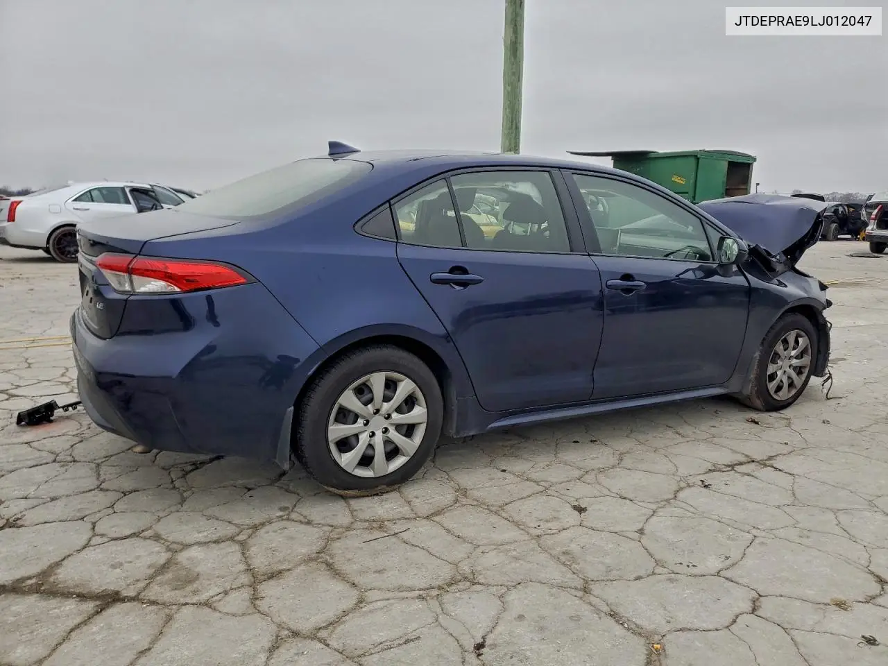 JTDEPRAE9LJ012047 2020 Toyota Corolla Le