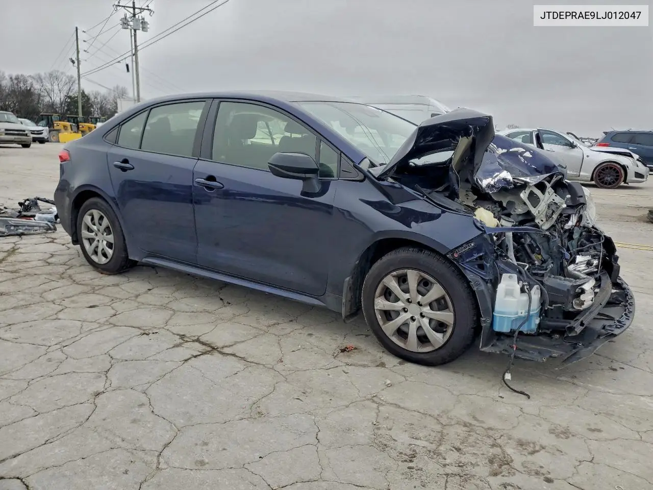 JTDEPRAE9LJ012047 2020 Toyota Corolla Le