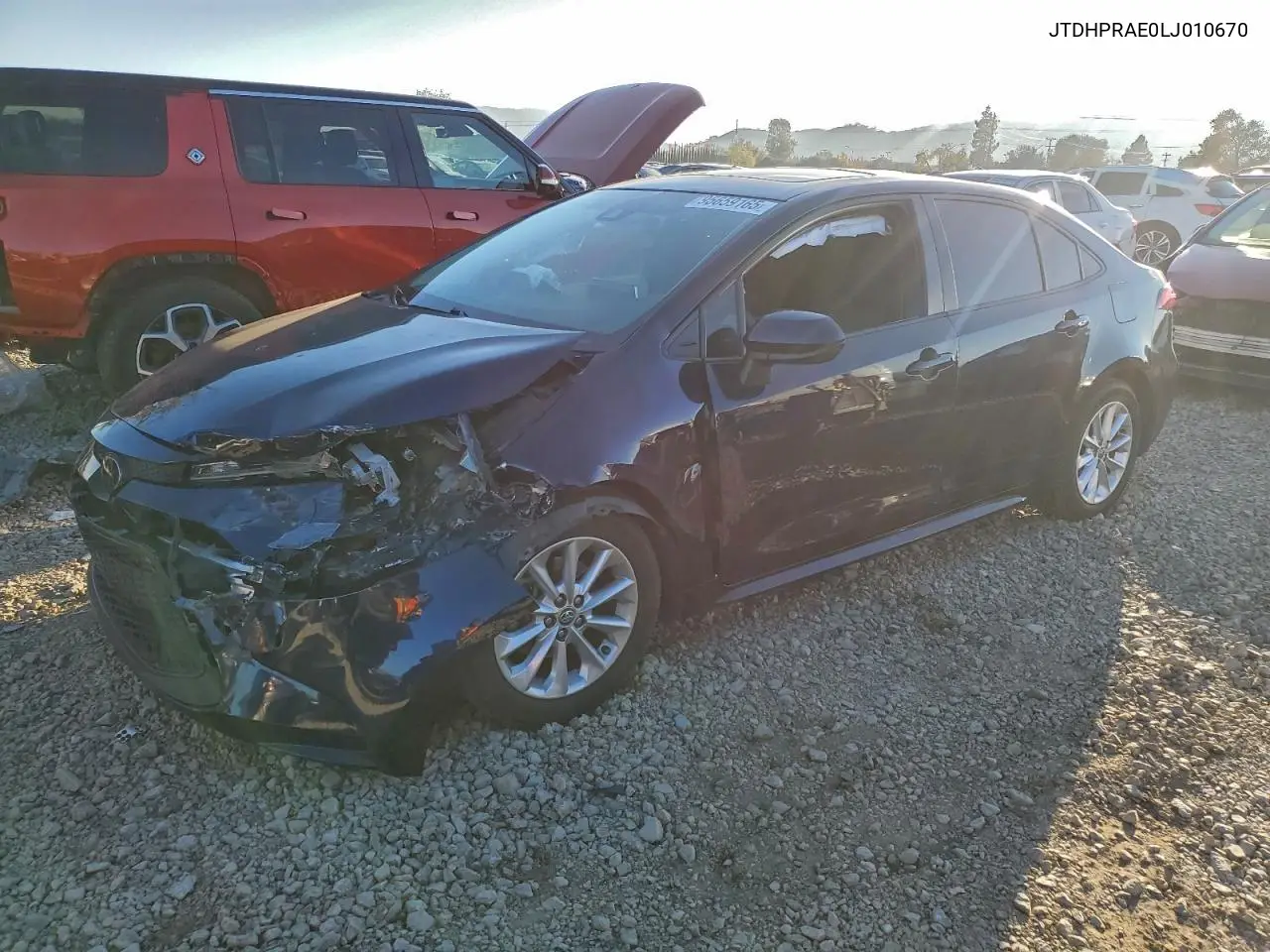 JTDHPRAE0LJ010670 2020 Toyota Corolla Le
