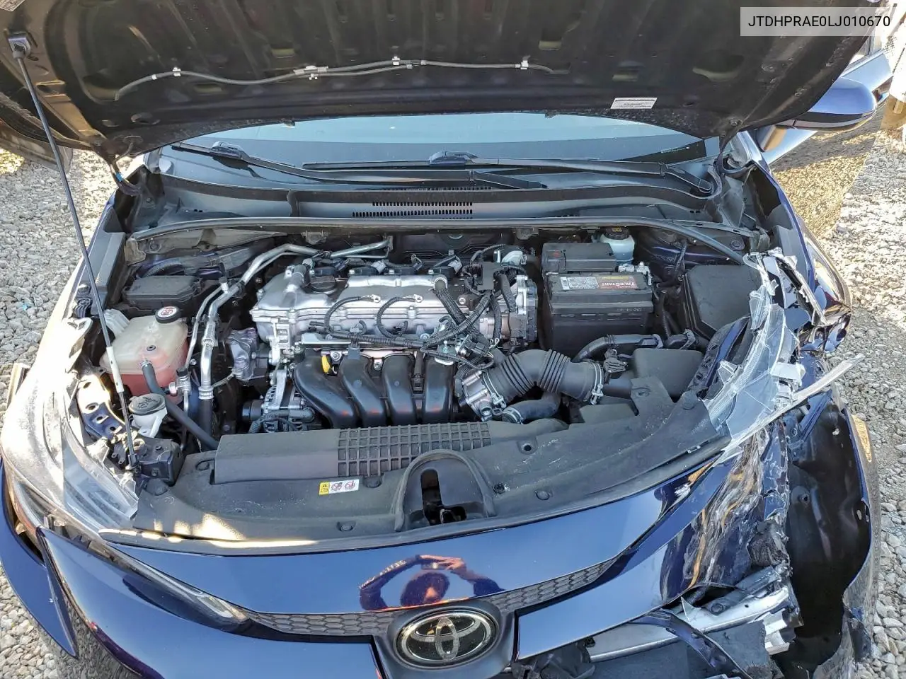 JTDHPRAE0LJ010670 2020 Toyota Corolla Le