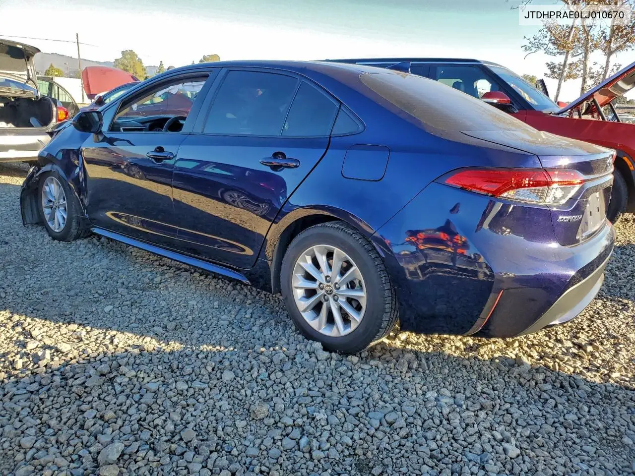 JTDHPRAE0LJ010670 2020 Toyota Corolla Le