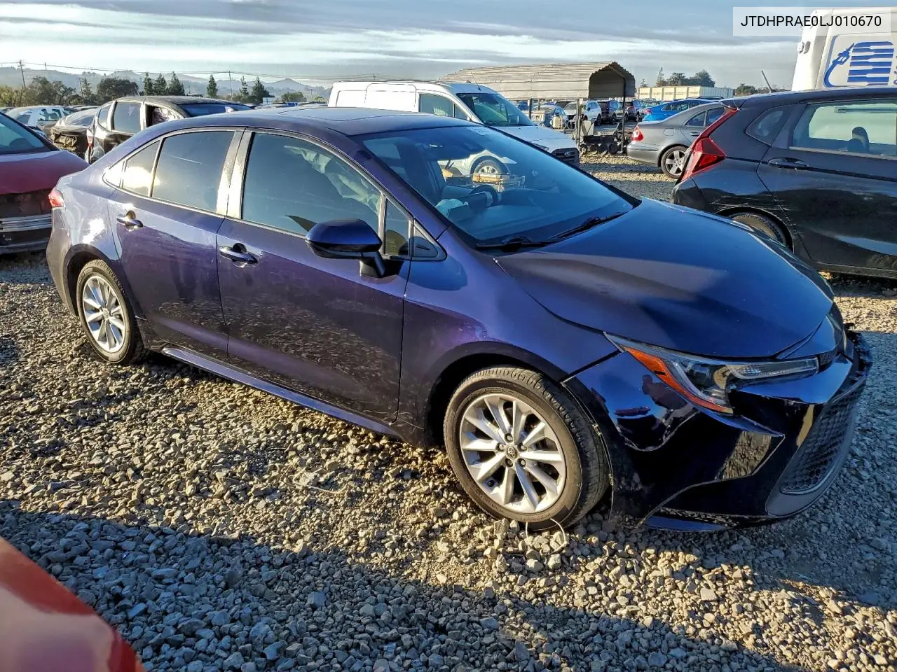JTDHPRAE0LJ010670 2020 Toyota Corolla Le