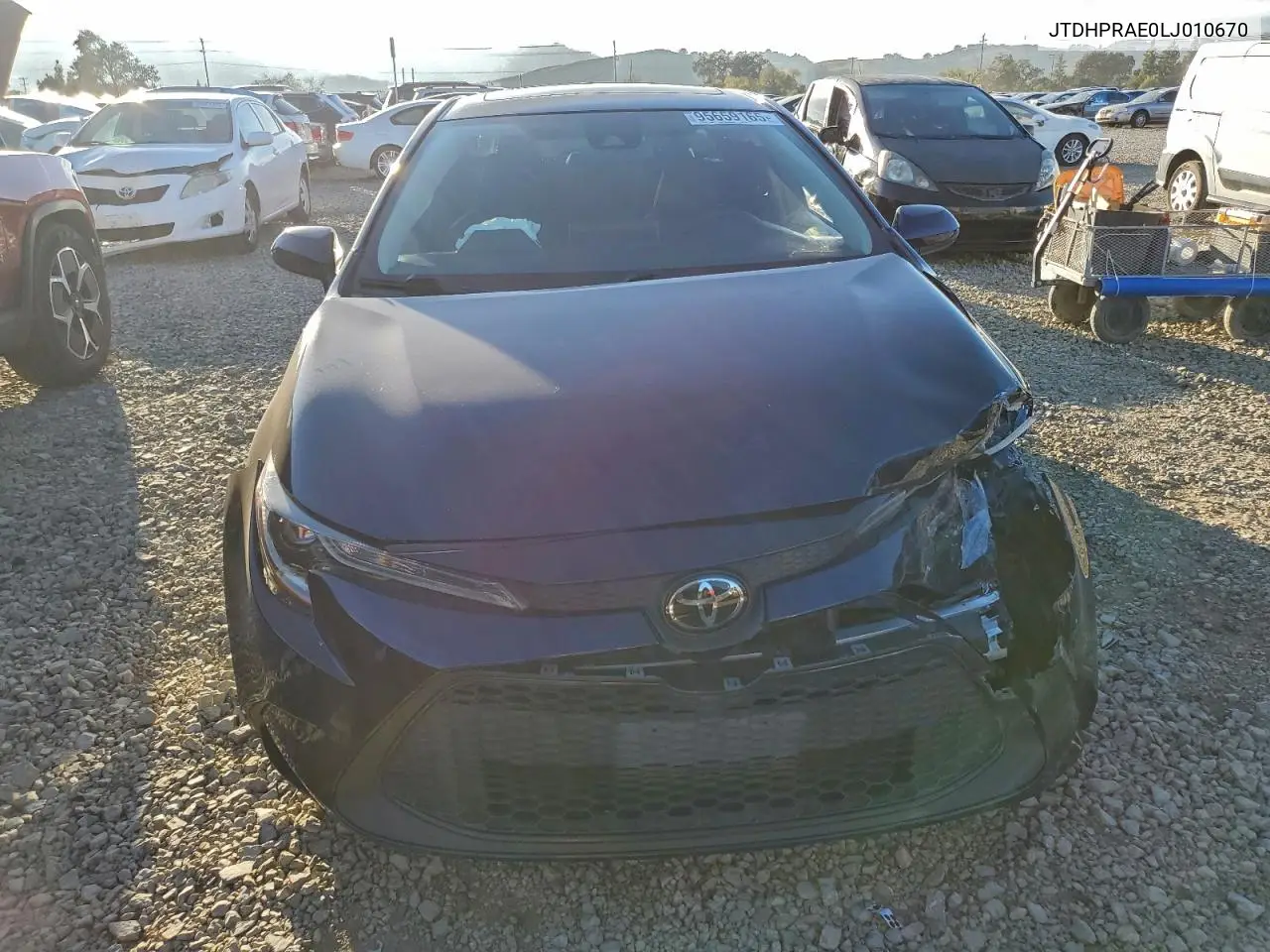 JTDHPRAE0LJ010670 2020 Toyota Corolla Le
