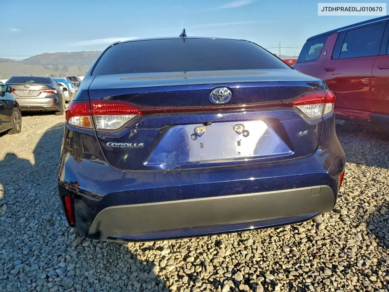 JTDHPRAE0LJ010670 2020 Toyota Corolla Le