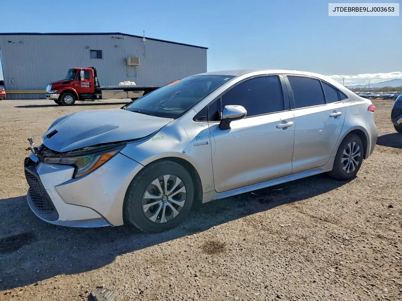JTDEBRBE9LJ003653 2020 Toyota Corolla Le