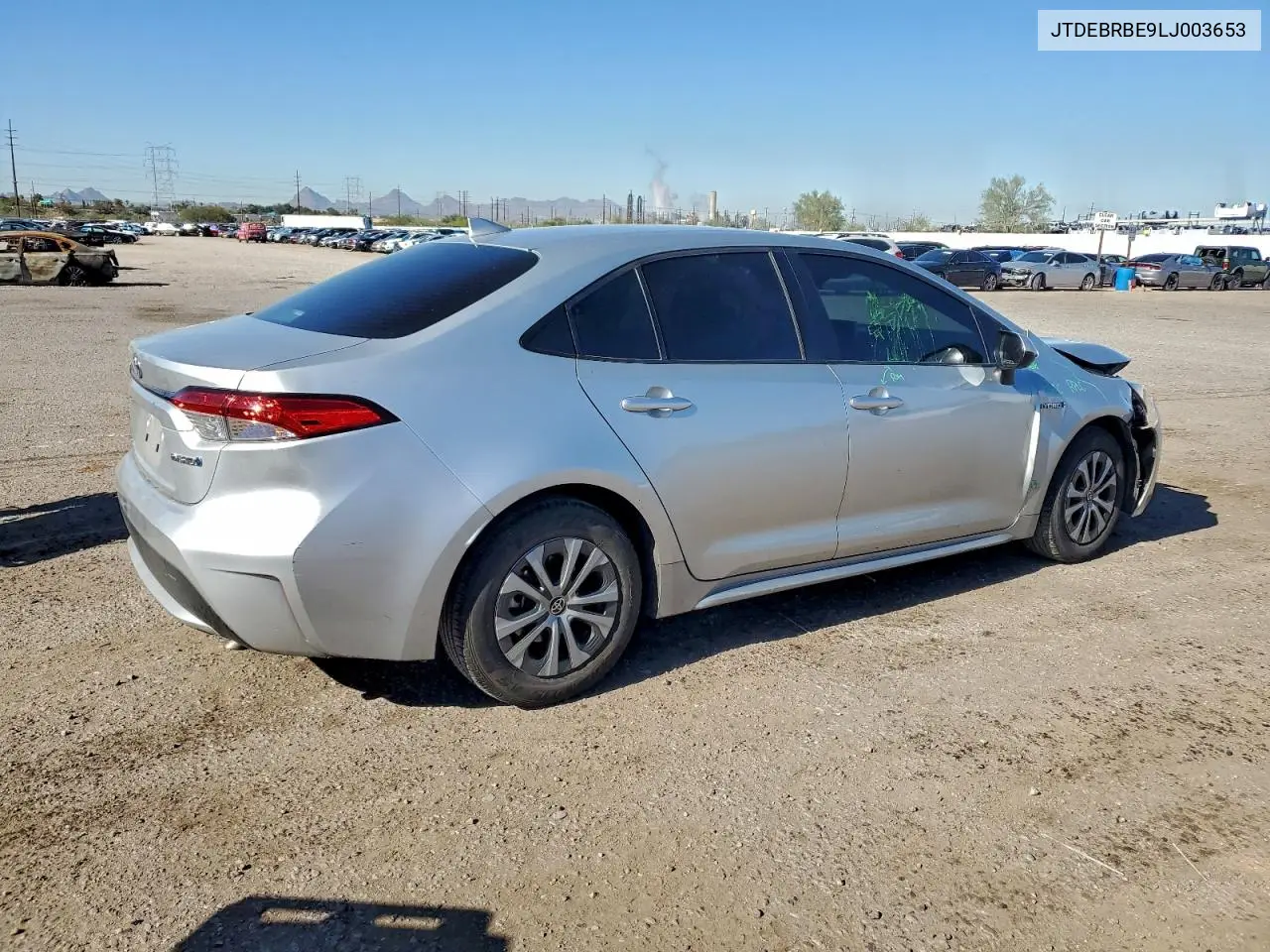 JTDEBRBE9LJ003653 2020 Toyota Corolla Le