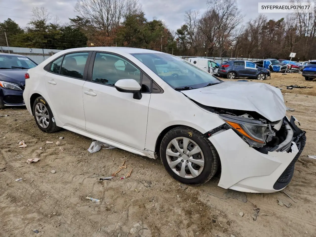 5YFEPRAE0LP079177 2020 Toyota Corolla Le