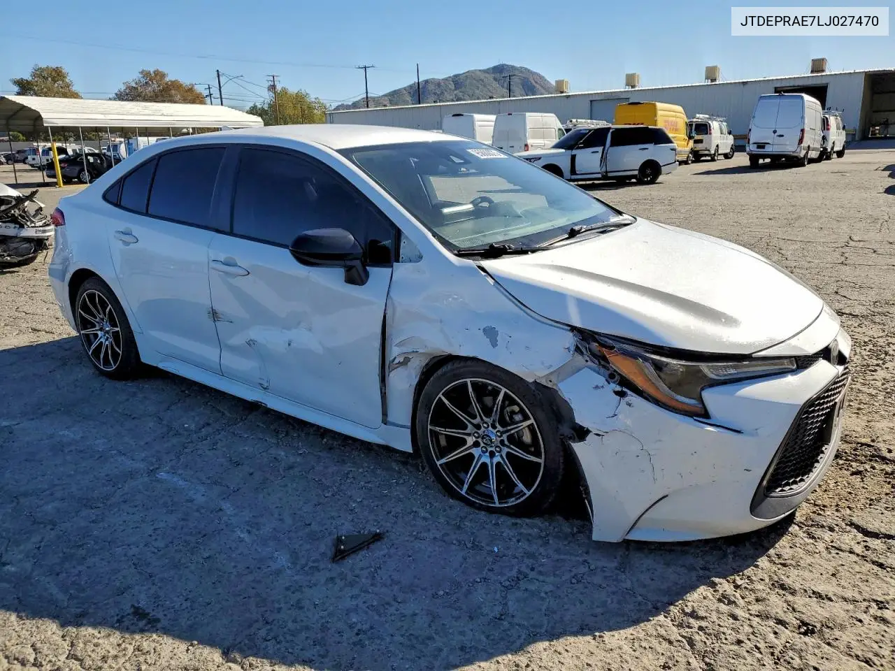 JTDEPRAE7LJ027470 2020 Toyota Corolla Le