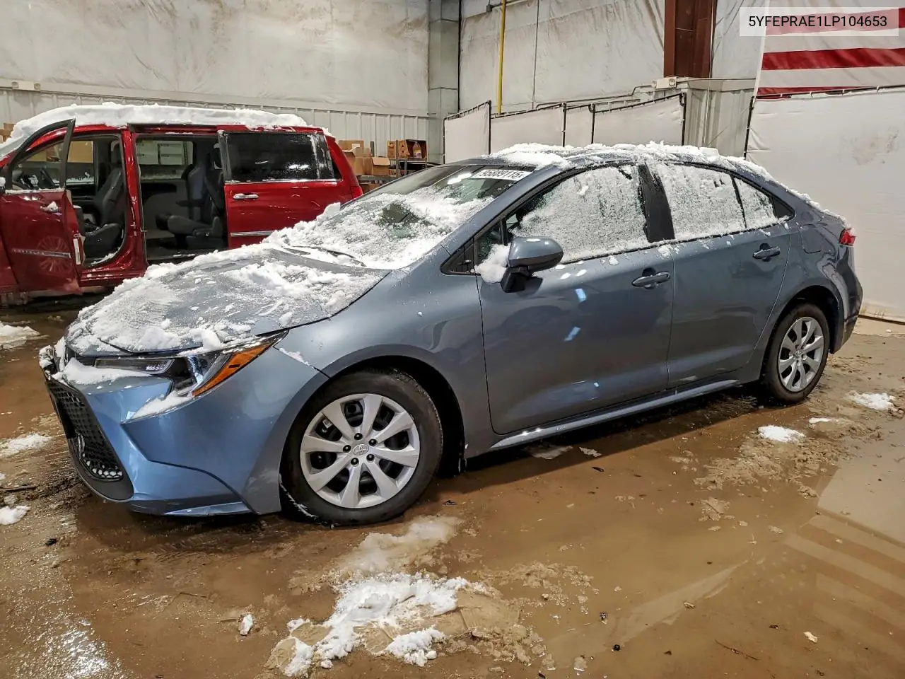 5YFEPRAE1LP104653 2020 Toyota Corolla Le