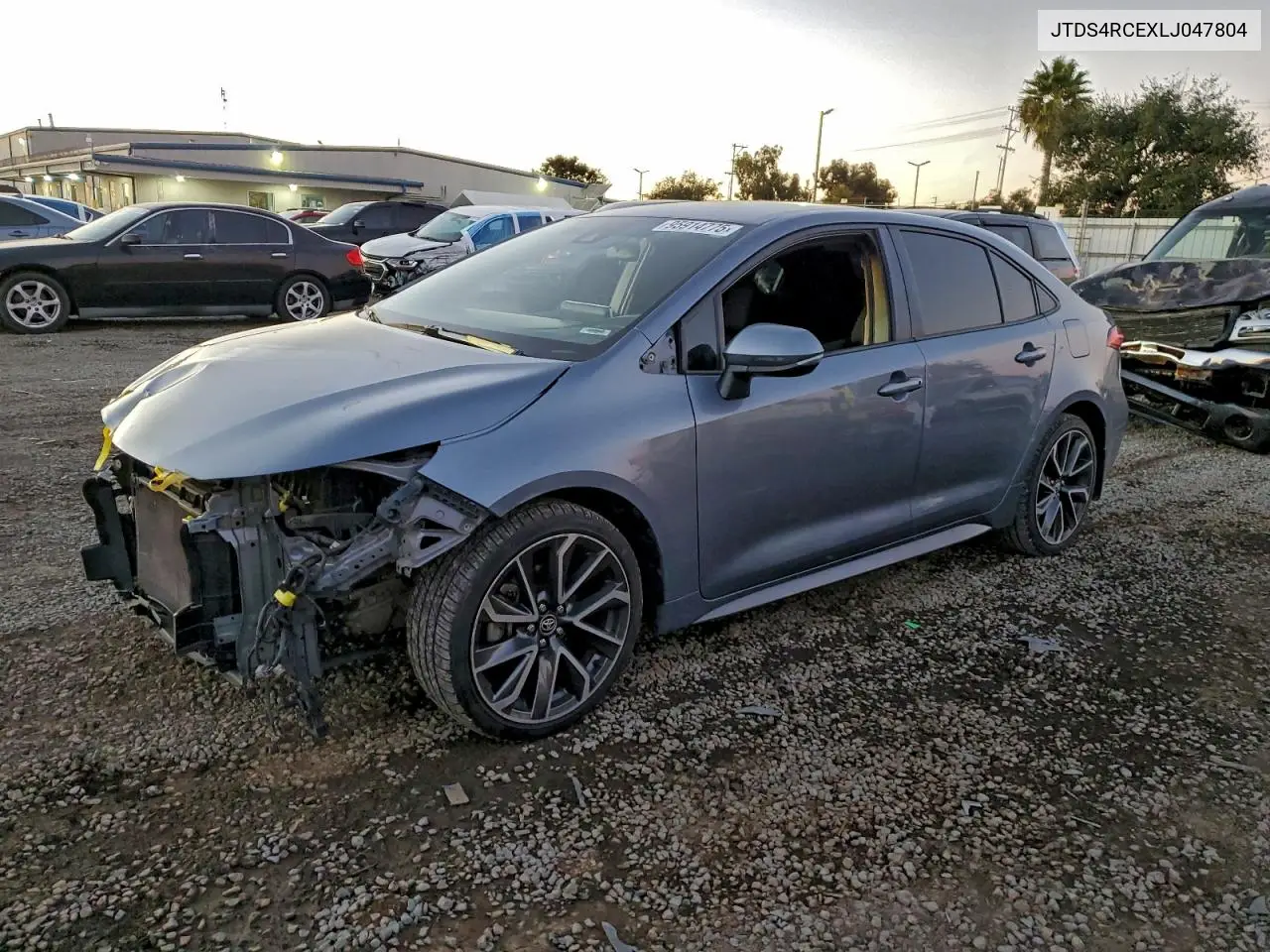 JTDS4RCEXLJ047804 2020 Toyota Corolla Se