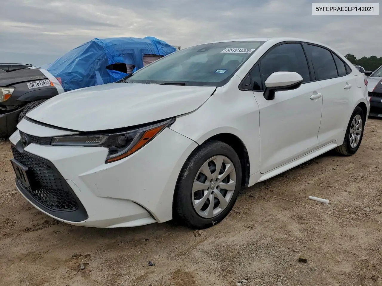 5YFEPRAE0LP142021 2020 Toyota Corolla Le