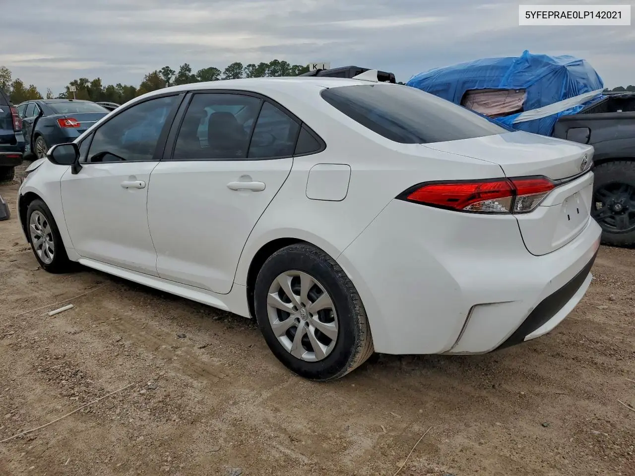 5YFEPRAE0LP142021 2020 Toyota Corolla Le