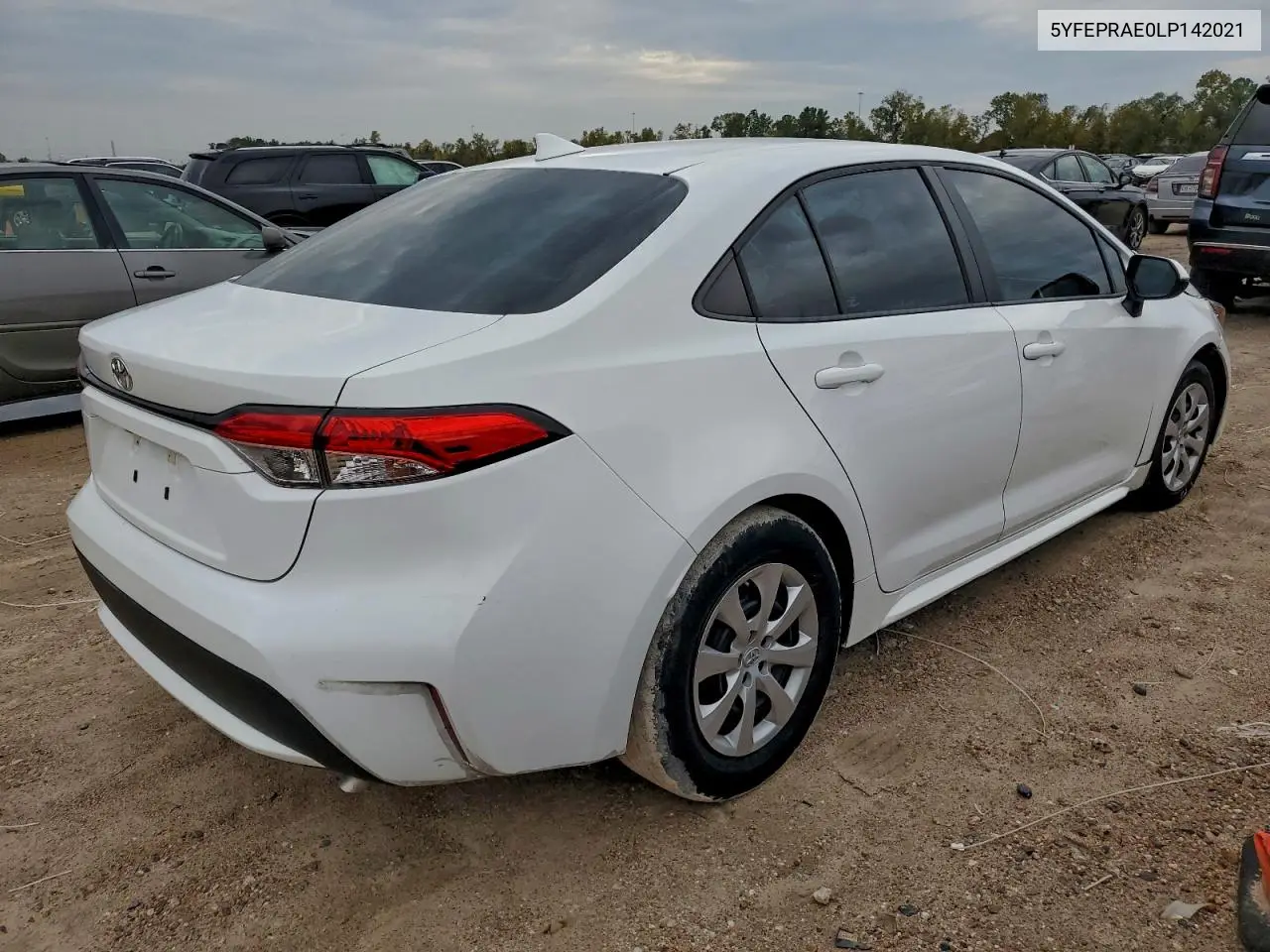 5YFEPRAE0LP142021 2020 Toyota Corolla Le
