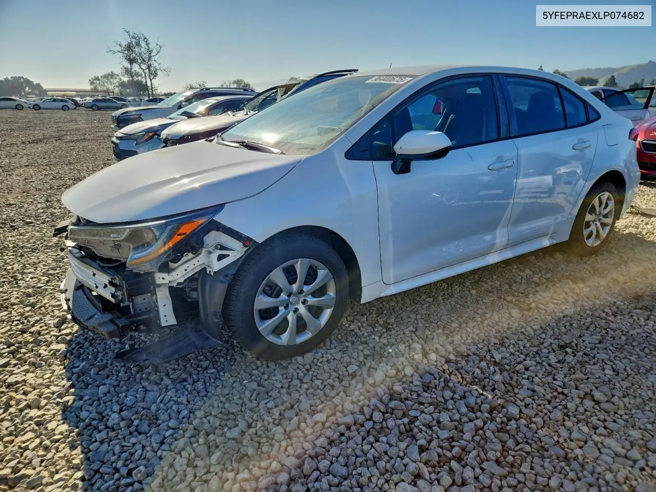 5YFEPRAEXLP074682 2020 Toyota Corolla Le