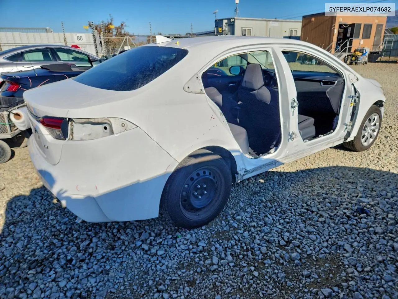 5YFEPRAEXLP074682 2020 Toyota Corolla Le
