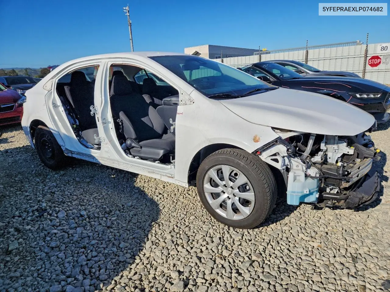 5YFEPRAEXLP074682 2020 Toyota Corolla Le