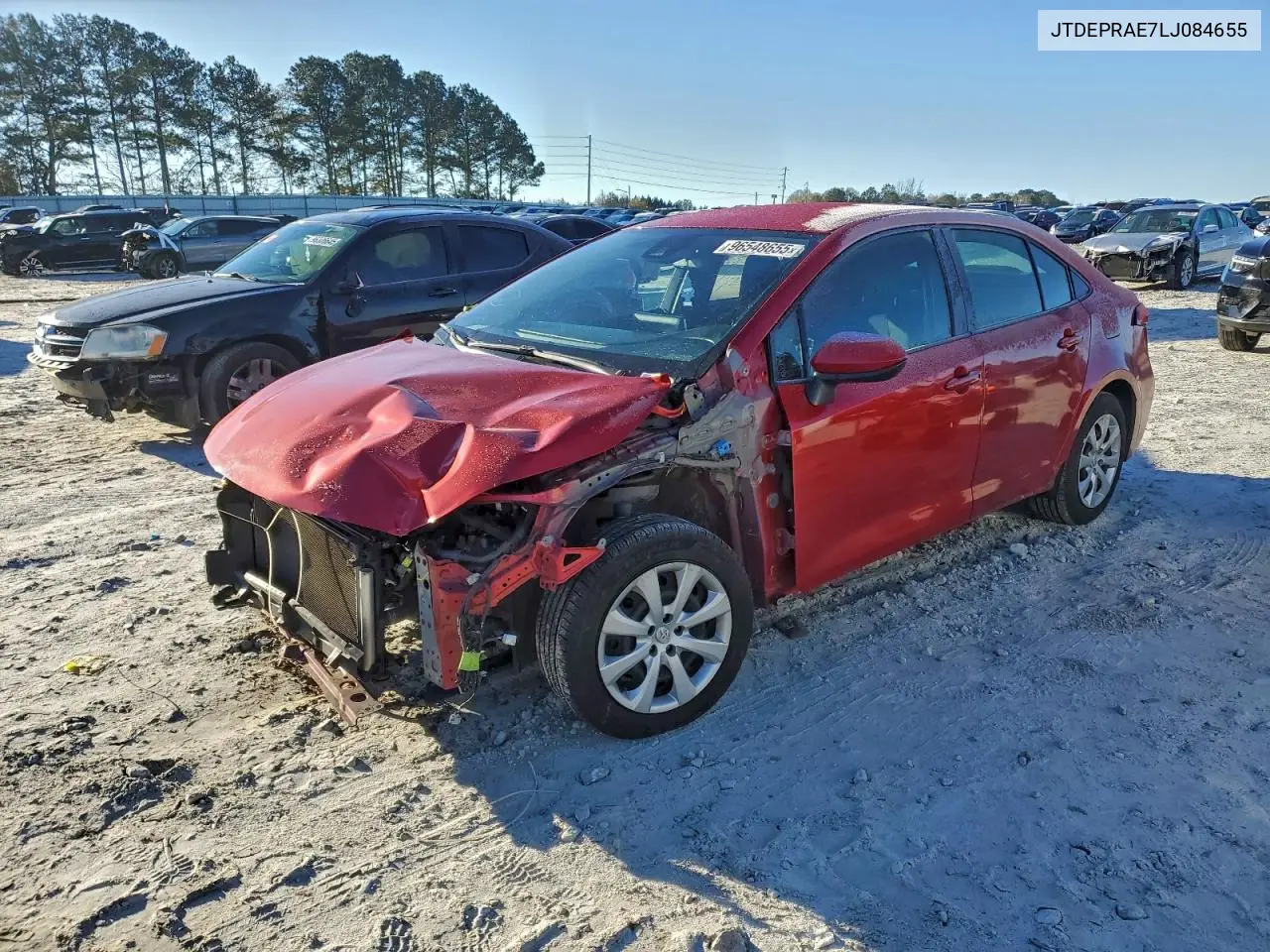 JTDEPRAE7LJ084655 2020 Toyota Corolla Le