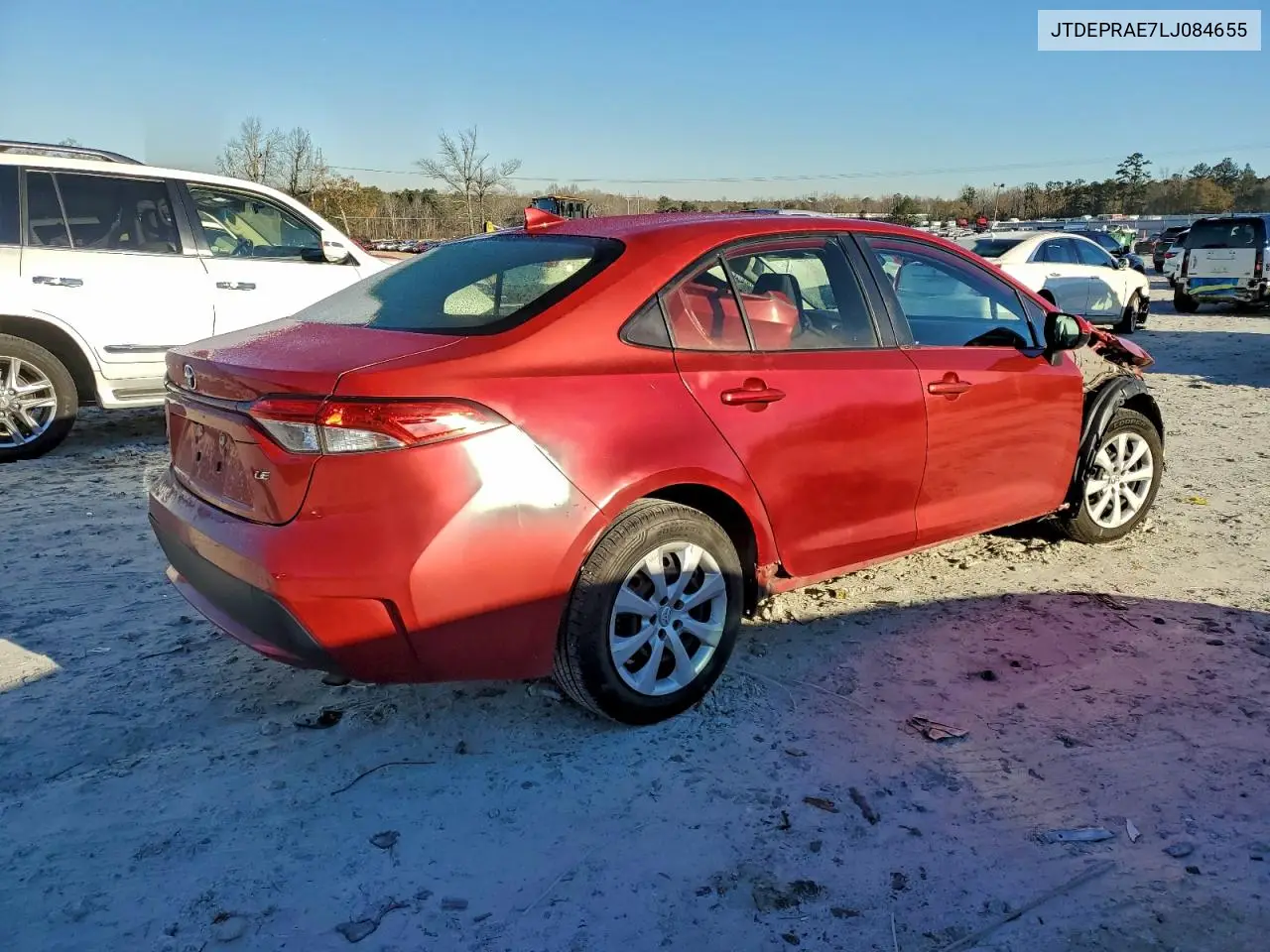 JTDEPRAE7LJ084655 2020 Toyota Corolla Le