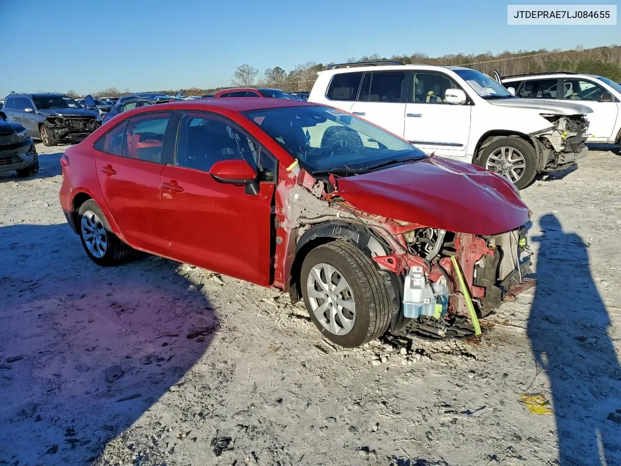 JTDEPRAE7LJ084655 2020 Toyota Corolla Le