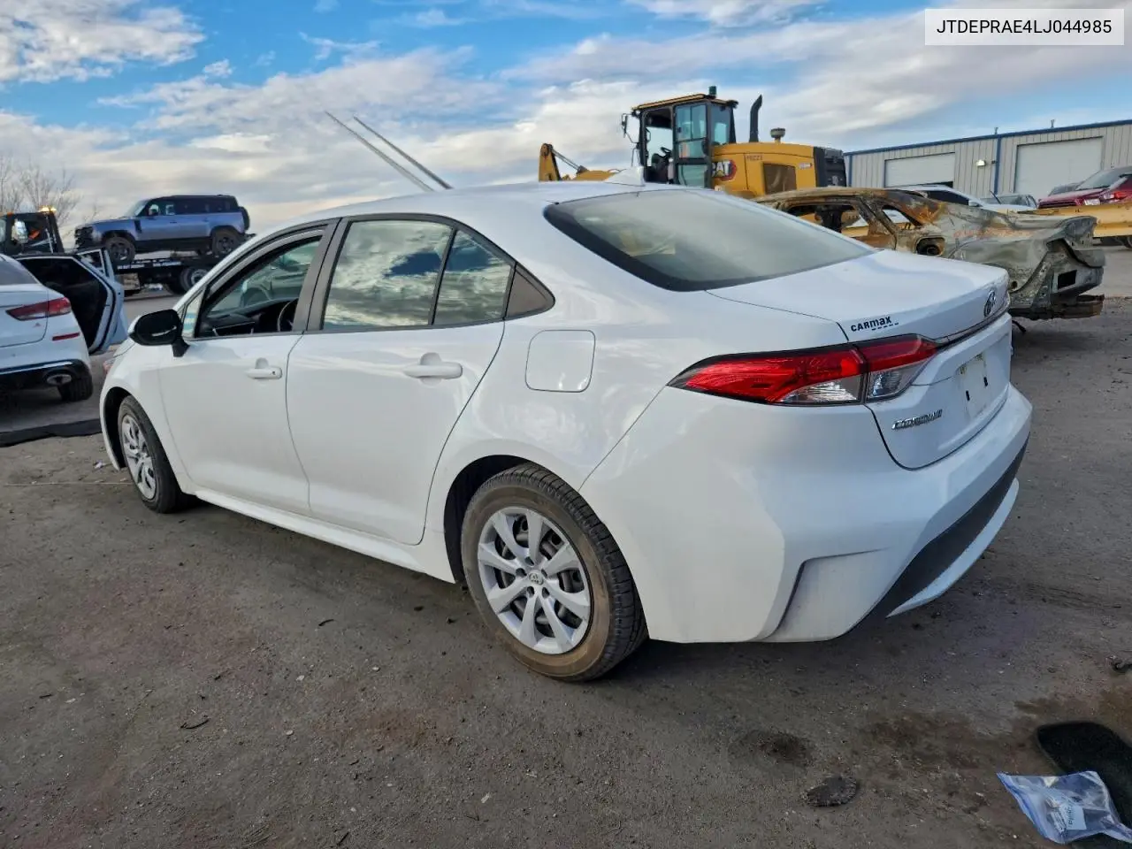 JTDEPRAE4LJ044985 2020 Toyota Corolla Le