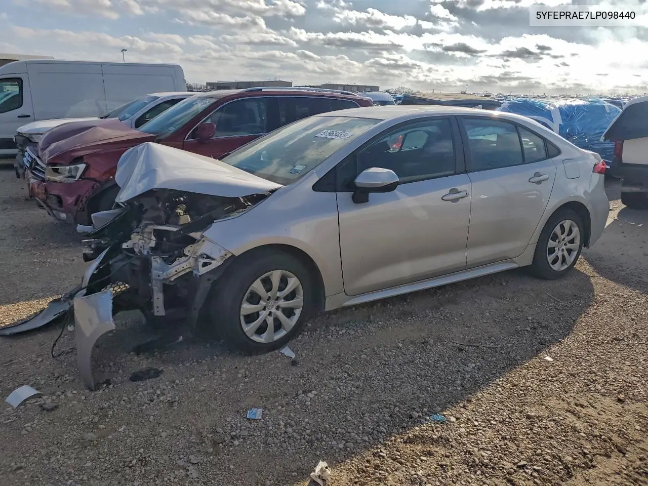 5YFEPRAE7LP098440 2020 Toyota Corolla Le