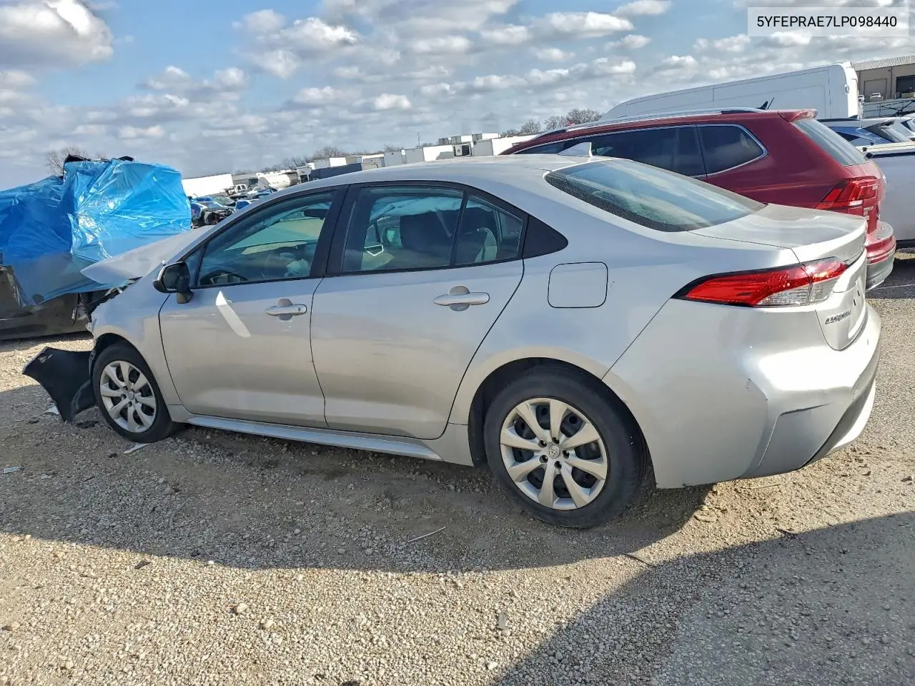 5YFEPRAE7LP098440 2020 Toyota Corolla Le
