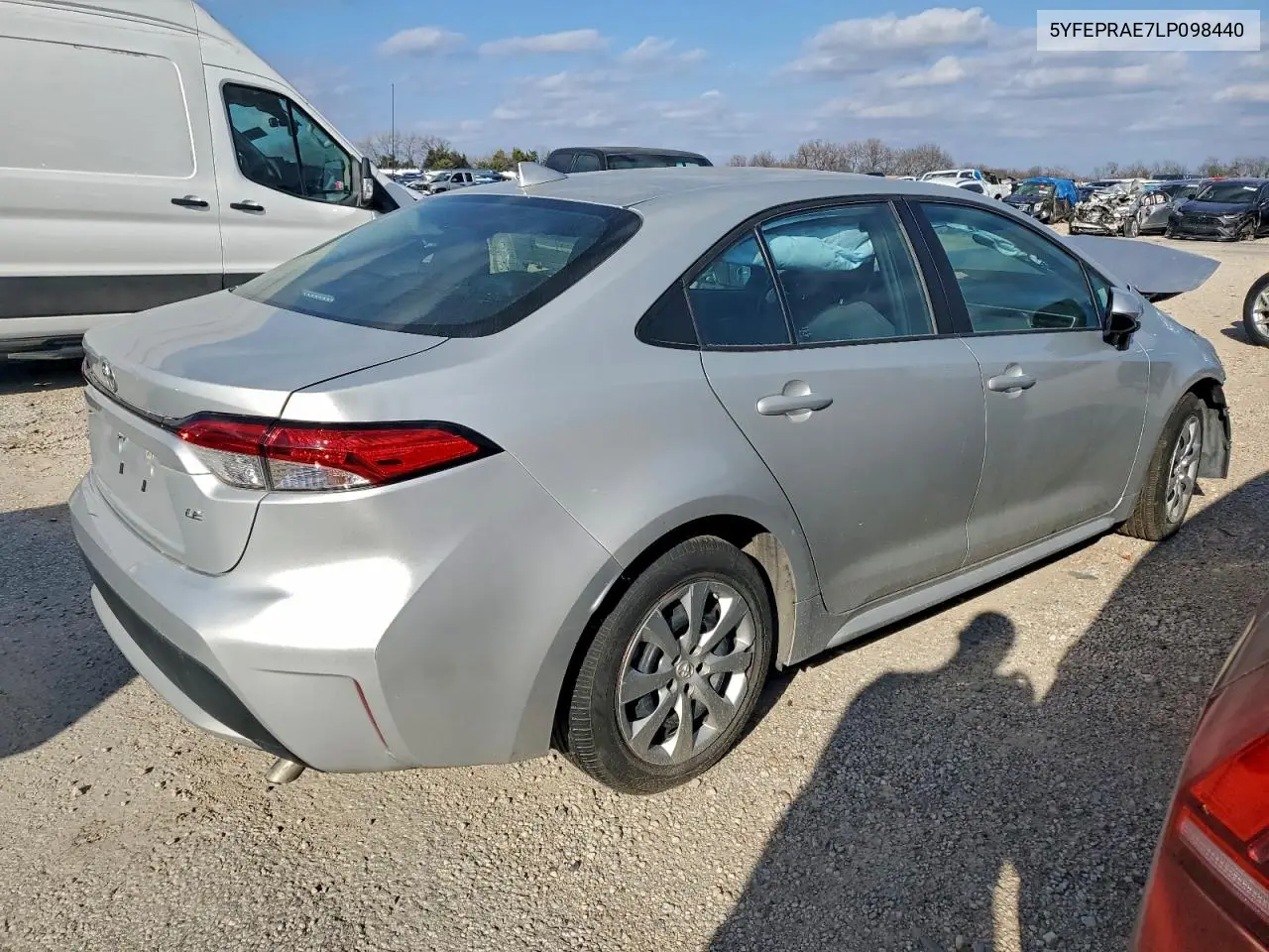 5YFEPRAE7LP098440 2020 Toyota Corolla Le