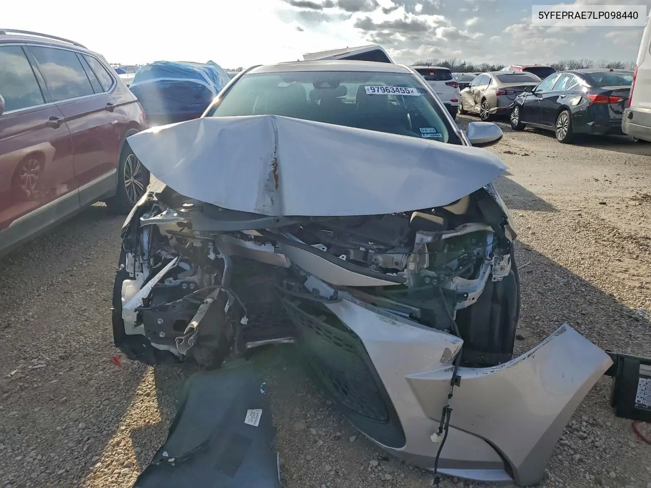 5YFEPRAE7LP098440 2020 Toyota Corolla Le