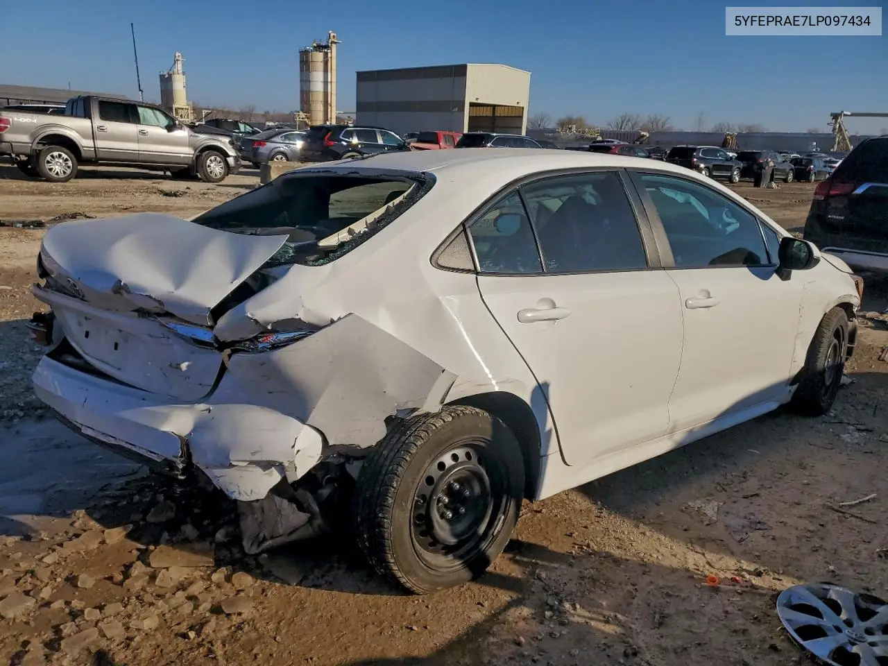 5YFEPRAE7LP097434 2020 Toyota Corolla Le