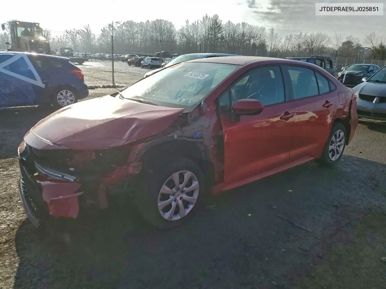 JTDEPRAE9LJ025851 2020 Toyota Corolla Le